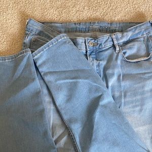 Light Wash Old Navy Fitsyou Rockstar Super Skinny High Waisted Jeans